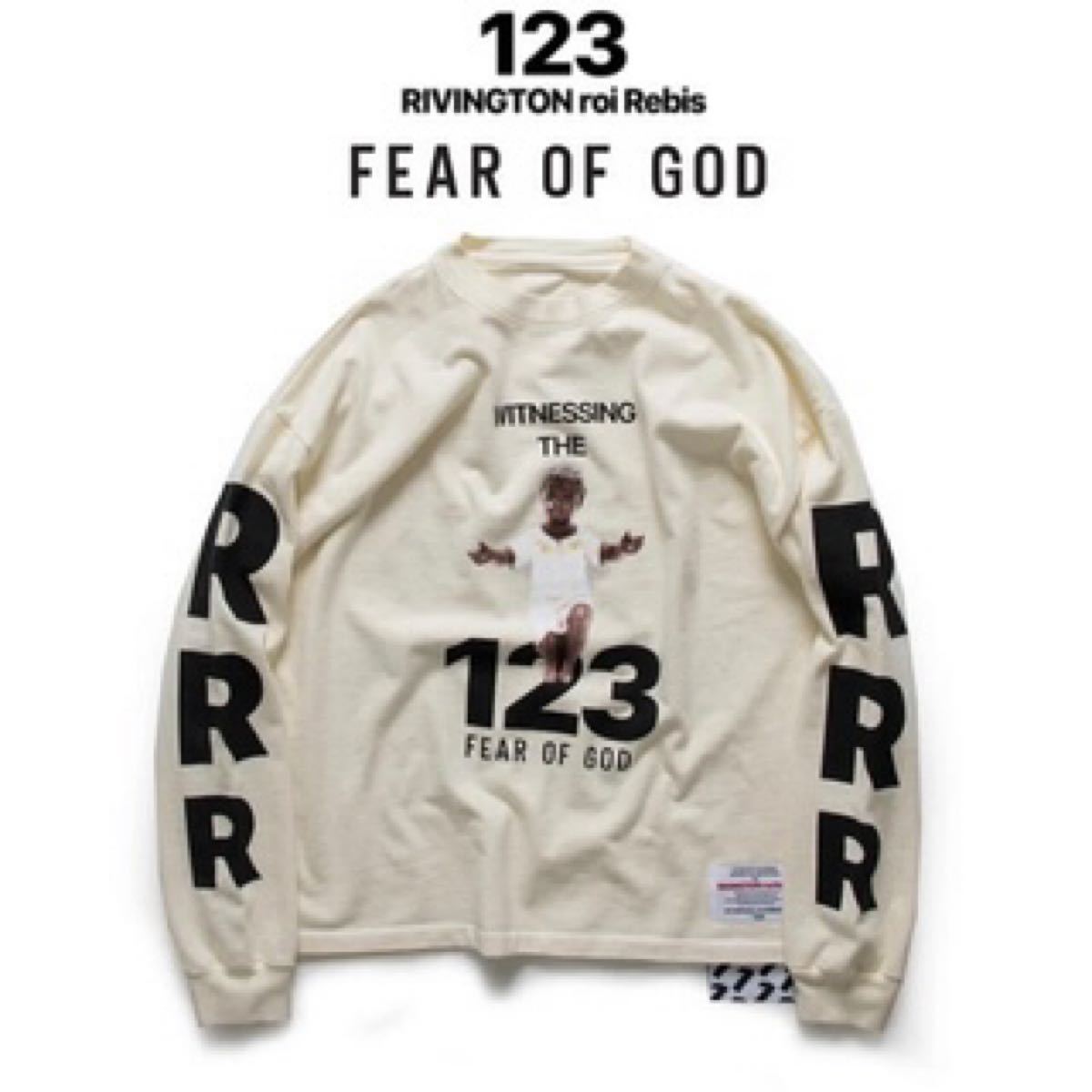 rrr123 fear of god ロンT rrr 123 フィアオブゴッド