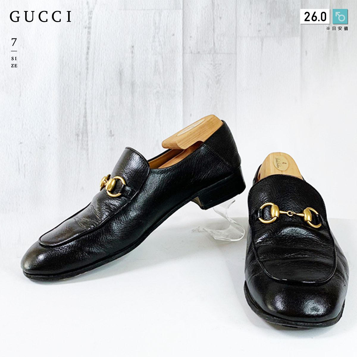 GUCCI ローファー 7B ブラック 美品 Yahoo!フリマ（旧）-