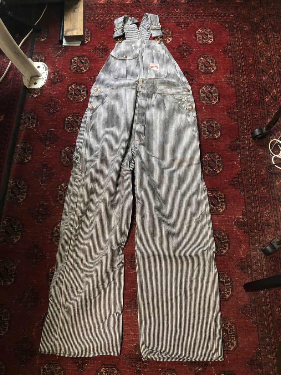 定番の中古商品 【VINTAGE】1950’s DEAD 70s 60s 50s 40s フラッシャー欠損 ヴィンテージ オーバーオール ヒッコリーストライプ “PIONEER“ STOCK! オーバーオール 定番の中古商品 【VINTAGE】1950’s DEAD 70s 60s 50s 40s フラッシャー欠損 ヴィンテージ オーバーオール ヒッコリーストライプ “PIONEER“ STOCK! オーバーオール
