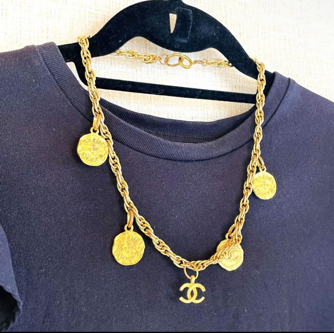 CHANEL】シャネル ココマーク ネックレス ゴールド ヴィンテージ レア
