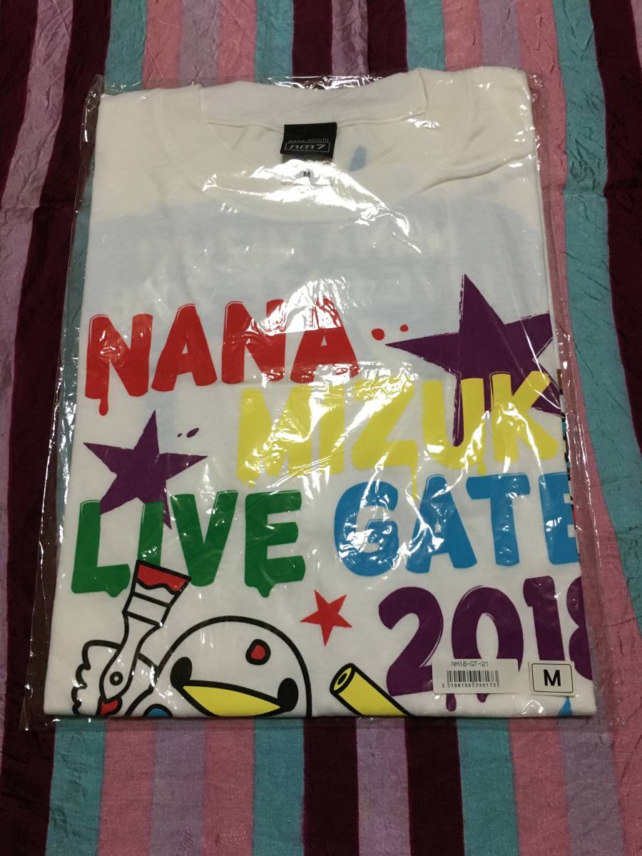 水樹奈々 Tシャツ NANA MIZUKI LIVE GATE 2018 サイズM カラー白