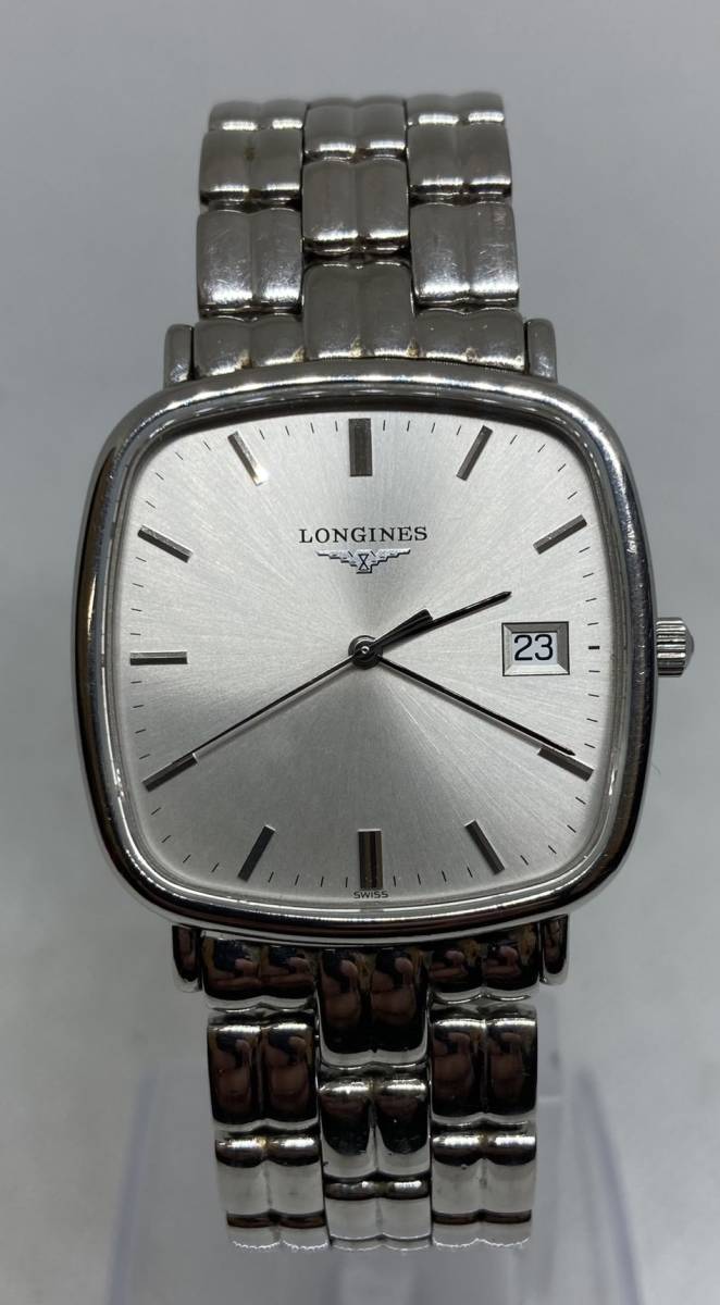 3602』LONGINES ロンジン クォーツ メンズ腕時計 L4.761.4 スクエア
