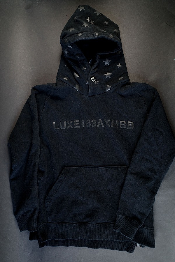 LUXE 163 AKM BB パーカー PULLOVER STARLOGO PARKA WITH BOTH SIDEZIP