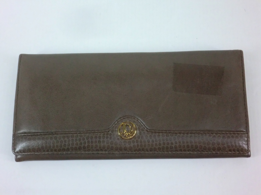 A2248 Christian Dior クリスチャンディオール レザーウォレット 長