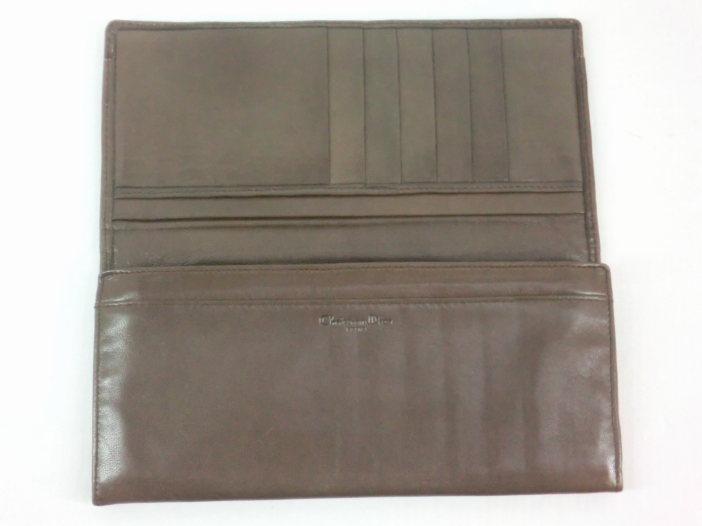 A2248 Christian Dior クリスチャンディオール レザーウォレット 長