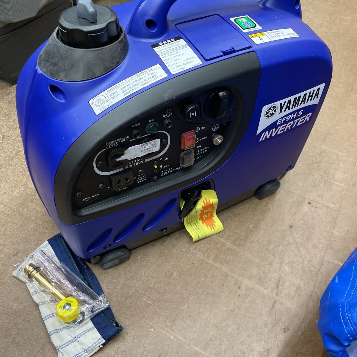 正規販売店】【正規販売店】ヤマハ インバーター発電機 EF900is 動作品