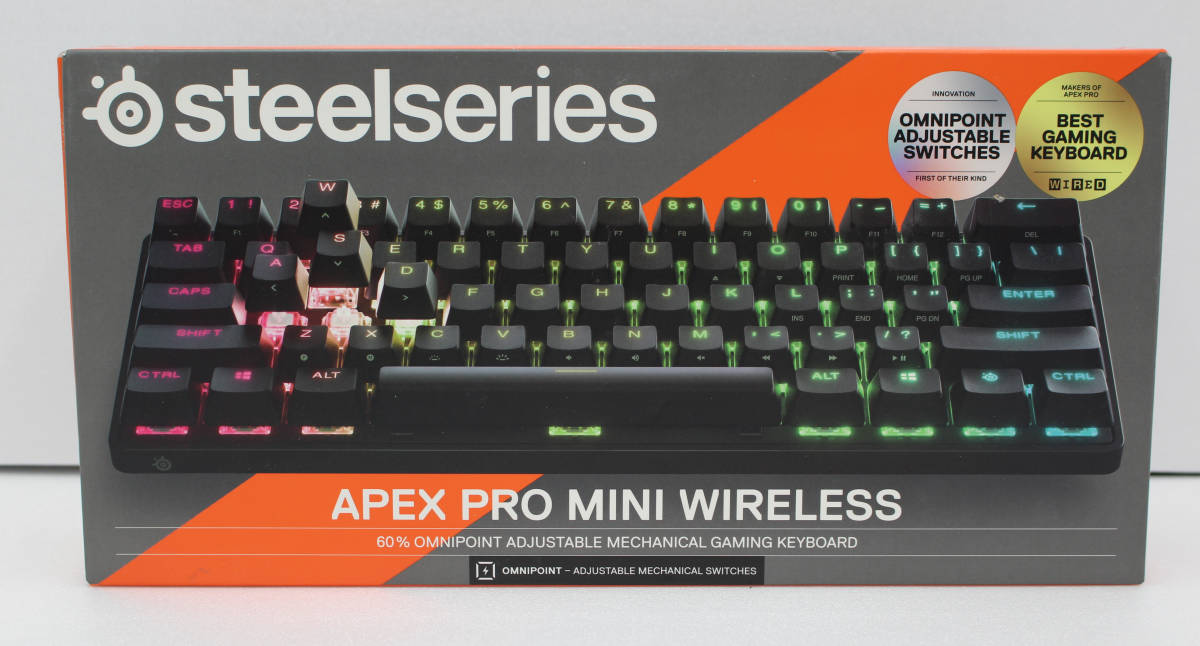 1円スタート・新品未開封・海外限定】SteelSeries APEX PRO MINI