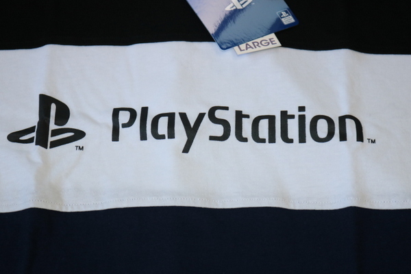 プレイステーション Tシャツ　黒×白×紺　メンズ　3L　PlayStation　プレステ　新品 未使用_画像2