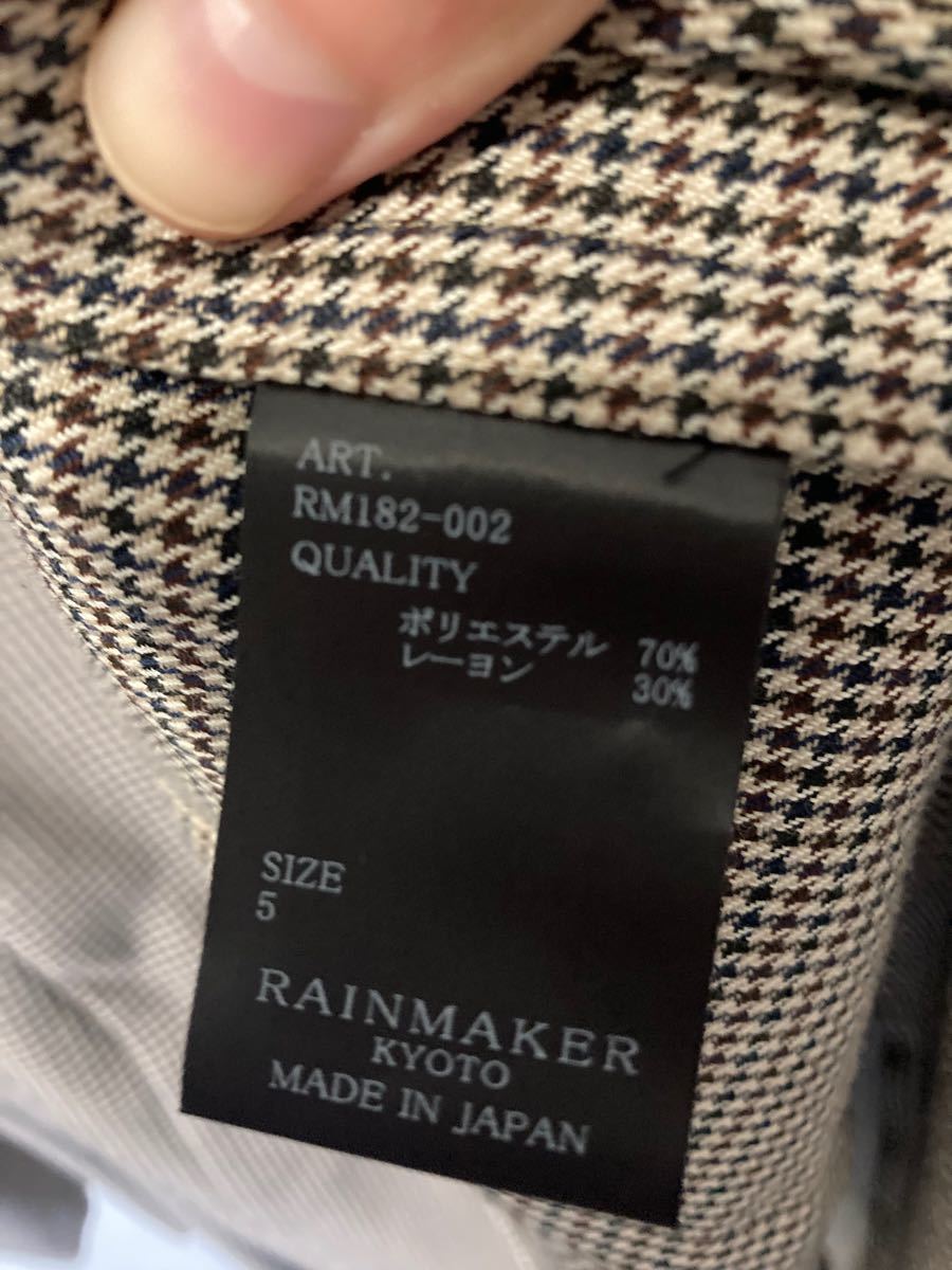 RAINMAKER/コート/Oriental Coat（千鳥格子）/RM182-002