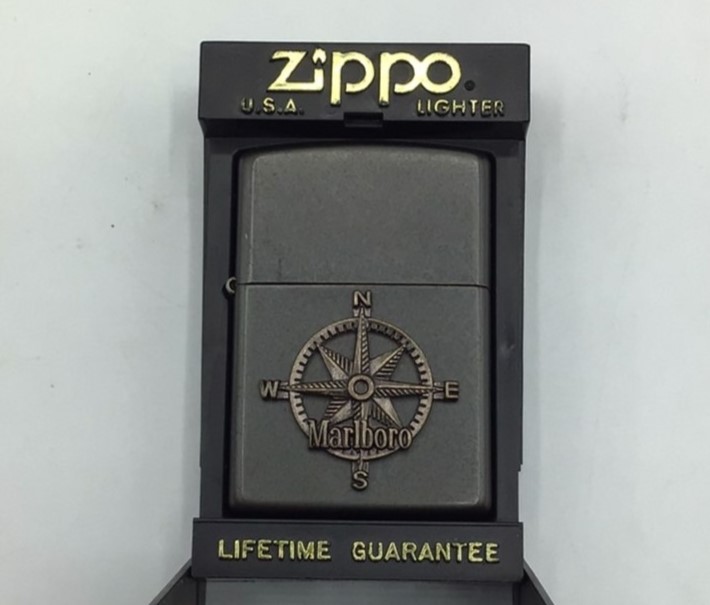 6369】希少!Zippo ジッポー Marlboro マルボロ 羅針盤 97年☆喫煙