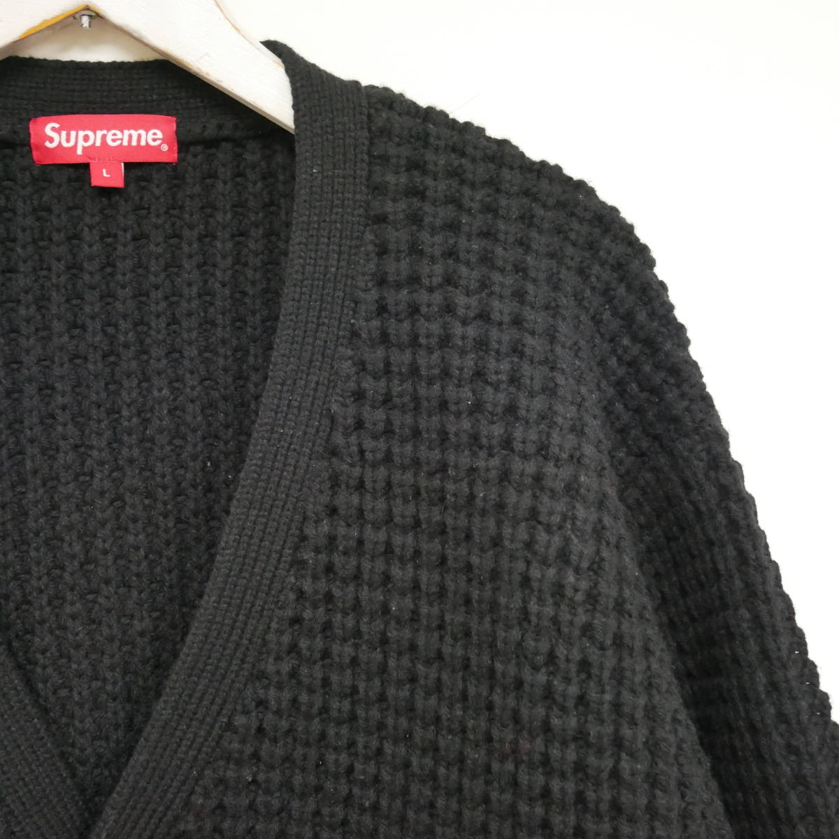 1円】良好国内正規Supreme 21AW 21FW Waffle Knit Cardigan ワッフル