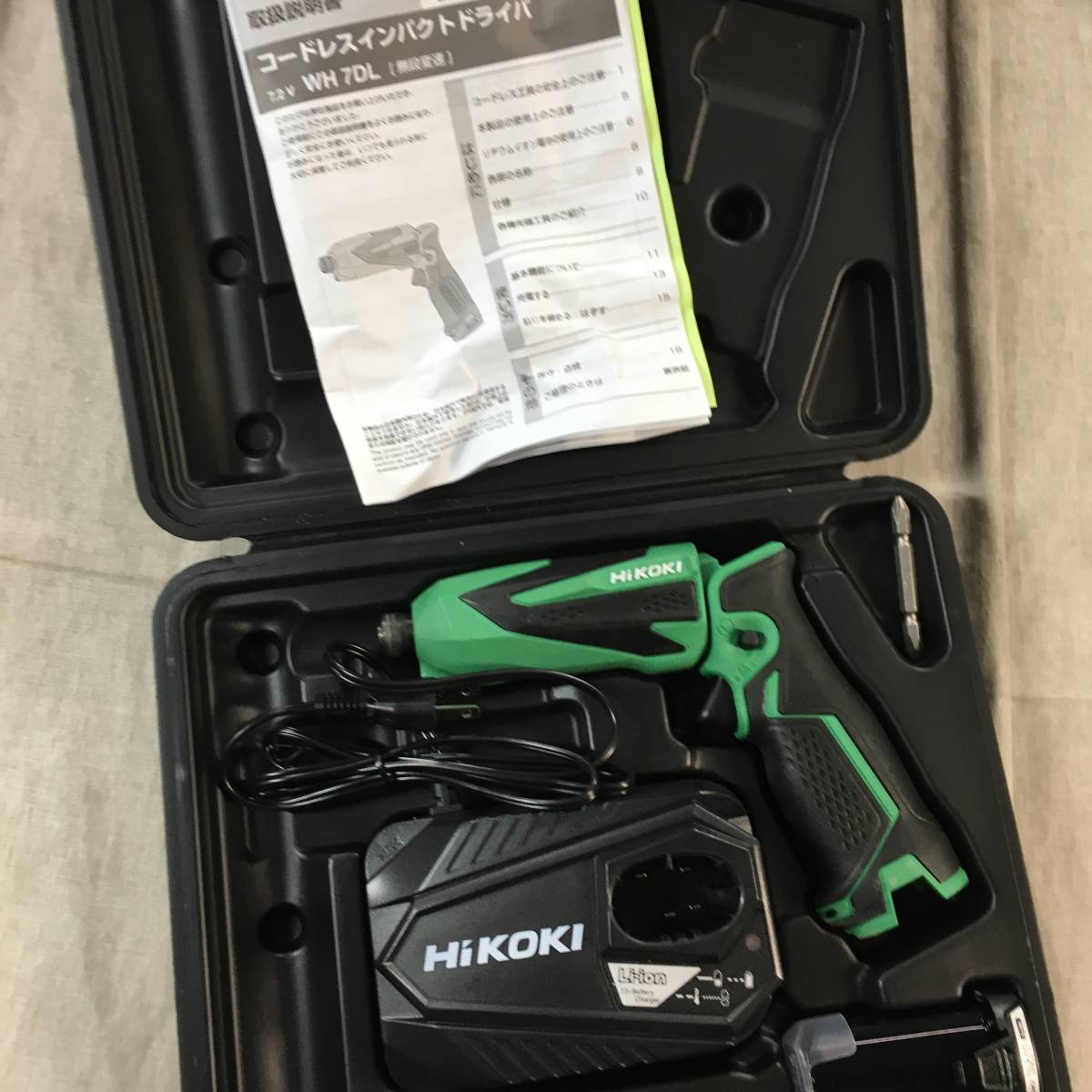 海外限定】 HiKOKI ハイコーキ 7.2V 充電式 ペン型 インパクト