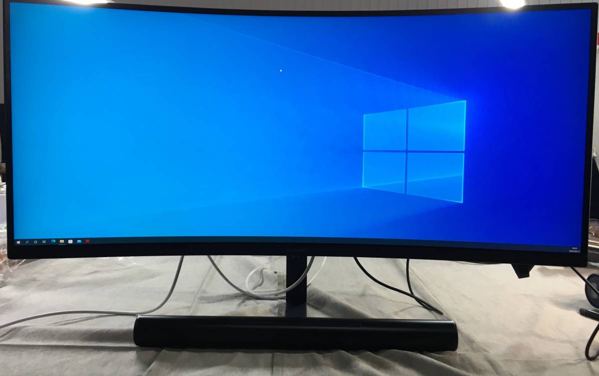 現状品 HUAWEI MateView GT デュアルスピーカーサウンドバー 34インチ