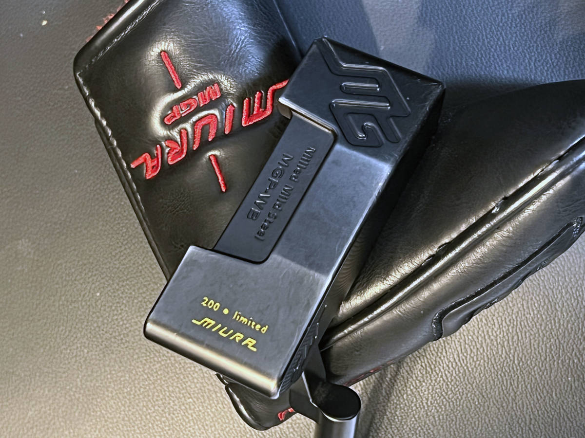 限定品 三浦技研 MGP-WB パター ブラックボロン仕上げ STABLITY TOUR
