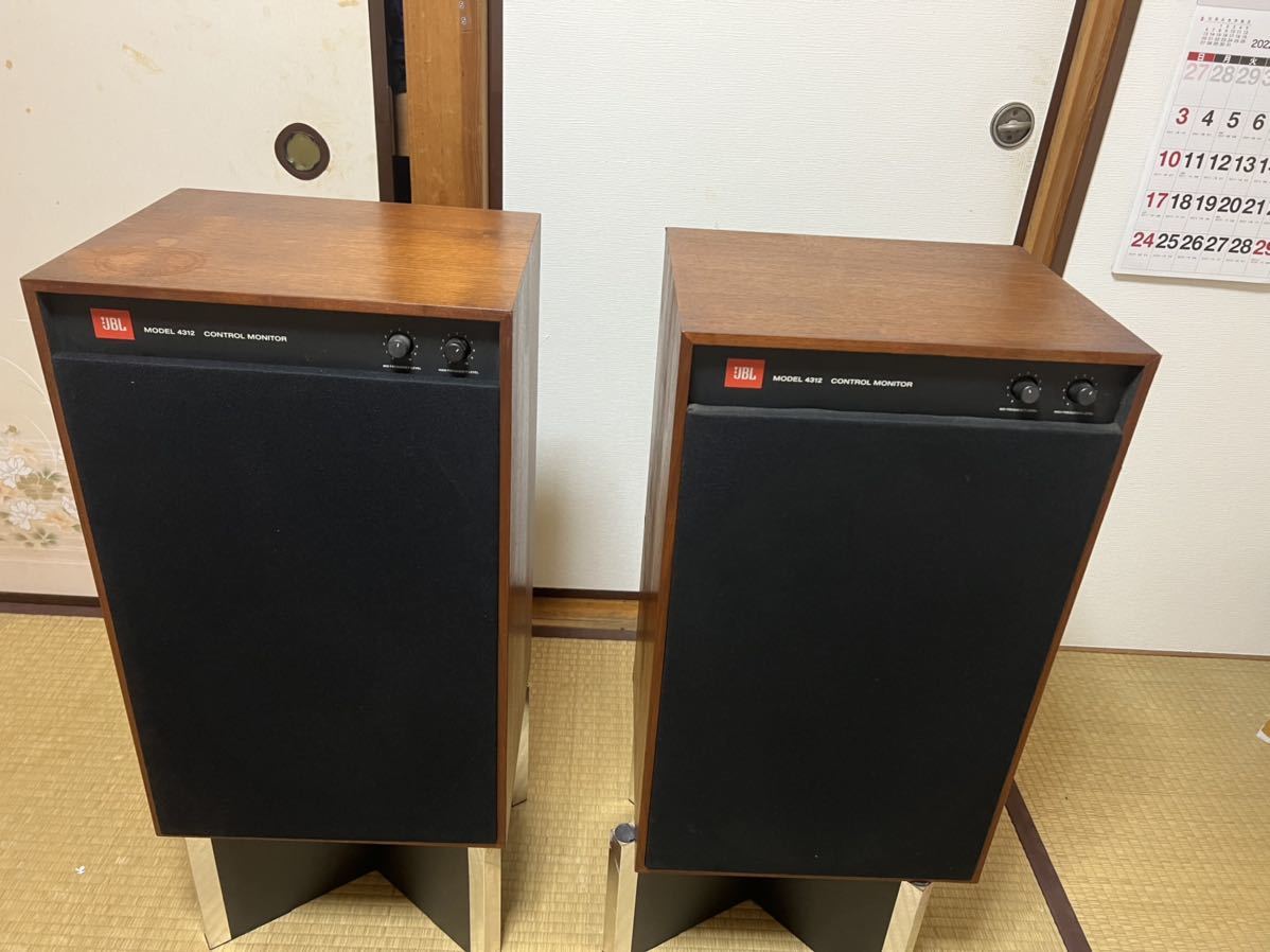 JBL 4312 CONTROL MONITOR スピーカーペア。動作良好 JBL 4312 CONTROL MONITOR スピーカーペア。動作良好
