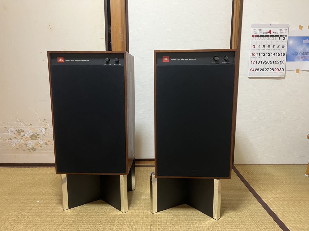 JBL 4312 CONTROL MONITOR スピーカーペア。動作良好 JBL 4312 CONTROL MONITOR スピーカーペア。動作良好