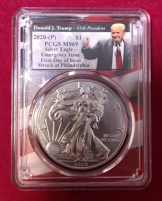 まとめ買い】 最高鑑定】2021 70 コイン ☆希少☆2021トランプ大統領