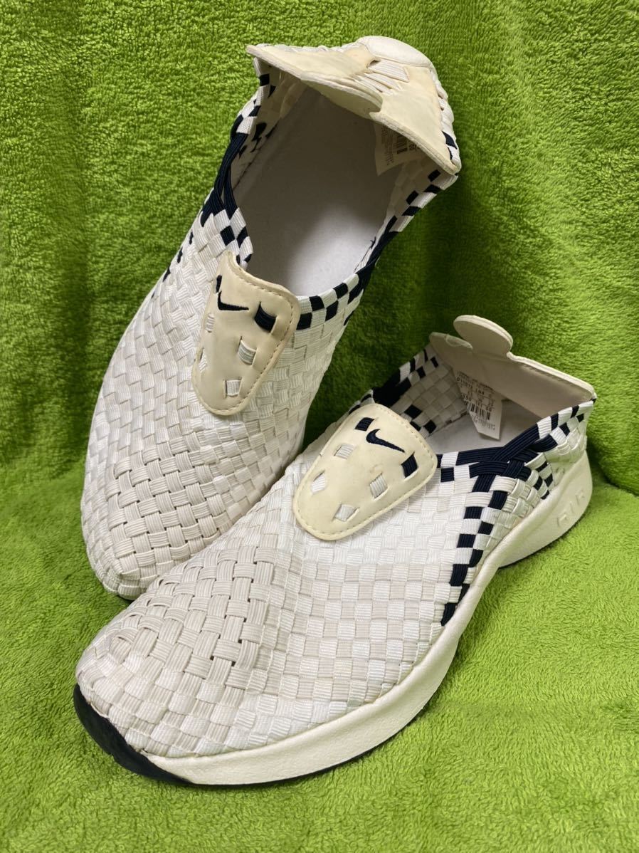 WMNS NIKE AIR WOVEN / WHITE/BLACK-WHITE /ナイキ 25cm /302350-141 / 箱あり/2000年代前半