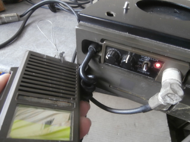 三菱電機 無線機 MT-350 & 車載形電源装置 PE-208A 1989年製 未テスト ジャンク 通電OK _画像10