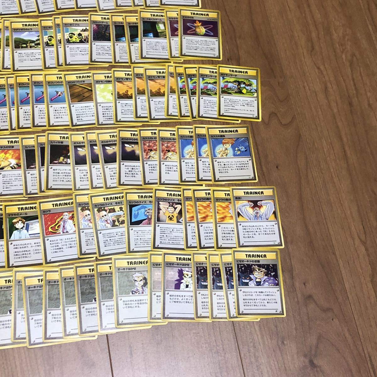 ポケモンカード 旧裏面 旧裏 トレーナーカード 150枚以上 大量 ポケモンカード 旧裏面 旧裏 トレーナーカード 150枚以上 大量