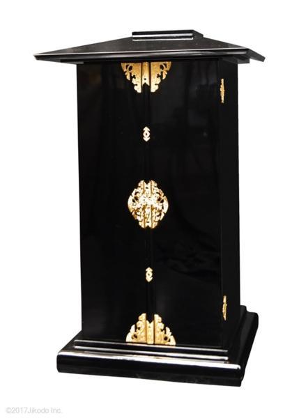 オンラインショップ 【寺院仏具】黒塗り 金具付 新型角厨子 高さ75センチ 国内自社工場製作 木製高級寺院仏具通販(受注生産品)(商品番号11189k) 仏具一般 オンラインショップ 【寺院仏具】黒塗り 金具付 新型角厨子 高さ75センチ 国内自社工場製作 木製高級寺院仏具通販(受注生産品)(商品番号11189k) 仏具一般