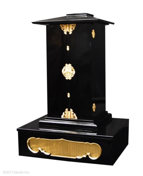 【寺院仏具】朱塗り 金具付 新型角厨子と厨子台セット 厨子高さ75センチ 国内自社工場製作 木製寺院仏具通販(受注生産品)(商品番号11190s)_画像4