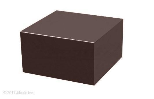 【寺院仏具】潤み塗り　箱型仏像台　幅27cm×高さ15cm×奥行き27cm　国内自社工場制作　木製高級寺院仏具通販(受注生産品)(商品番号11105u)