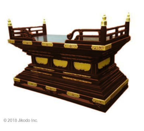 寺院仏具】朱塗り 椅子式用の背高六角木魚台(磬子台)1.5尺 国内 寺院仏具】朱塗り 椅子式用の背高六角木魚台(磬子台)1.5尺 国内