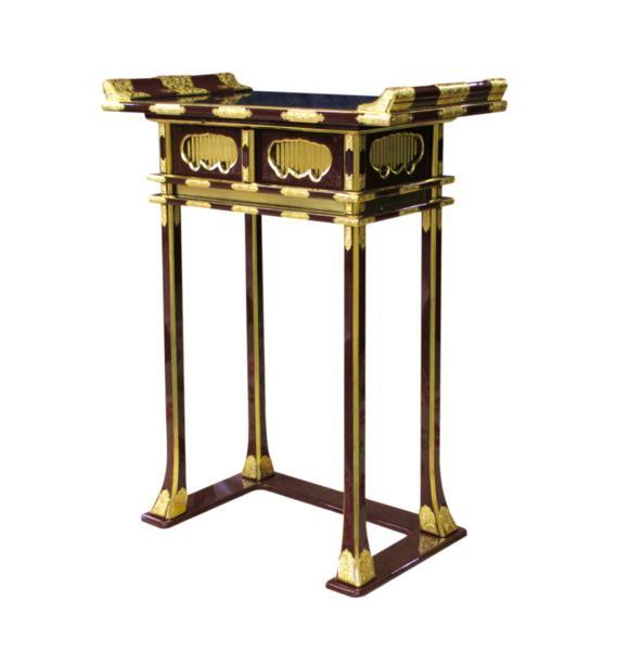 【売り切り御免!】 【寺院仏具】潤み塗り 金具・引出し付背高経机 安心の国産品 自社工場にて製作 木製高級寺院仏具通販(受注生産品)(商品番号11060u) 仏具一般 【売り切り御免!】 【寺院仏具】潤み塗り 金具・引出し付背高経机 安心の国産品 自社工場にて製作 木製高級寺院仏具通販(受注生産品)(商品番号11060u) 仏具一般
