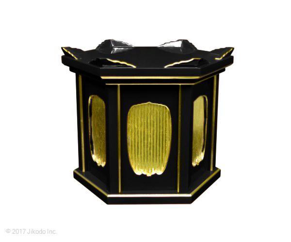 【寺院仏具】潤み塗り 椅子式用1.5尺の背高木魚台と背高倍置きセット 国内自社工場製作 国産高級木製品(受注生産品)(商品番号10109u)_画像8