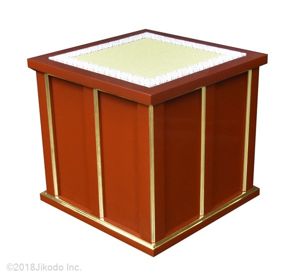 100%正規品 【寺院仏具】幅45センチ 朱塗り 収納できる折り畳み椅子型礼盤 国内工場制作仏具 高級木製仏具(受注生産品)(商品番号11038s) 仏具一般 100%正規品 【寺院仏具】幅45センチ 朱塗り 収納できる折り畳み椅子型礼盤 国内工場制作仏具 高級木製仏具(受注生産品)(商品番号11038s) 仏具一般