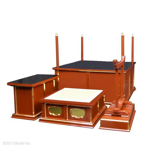 新製品情報も満載 【寺院仏具】朱塗り 国内自社工場制作の高級木製仏具(受注生産品)(商品番号11144s) タイプ ケイ台付(磬台) 簡易式の大壇・護摩壇 3.5尺 仏具一般 新製品情報も満載 【寺院仏具】朱塗り 国内自社工場制作の高級木製仏具(受注生産品)(商品番号11144s) タイプ ケイ台付(磬台) 簡易式の大壇・護摩壇 3.5尺 仏具一般