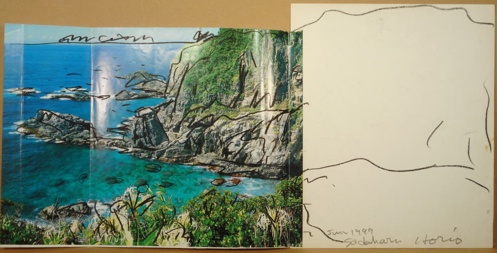 堀尾貞治 具体美術 コラージュ・落書き | rodeosemillas.com