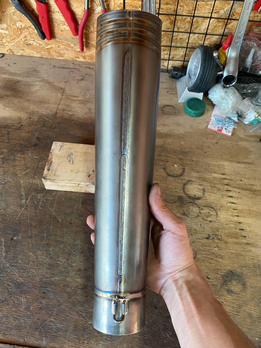  one-off? Asahi na racing? titanium silencer 60.5 conical GP silencer 