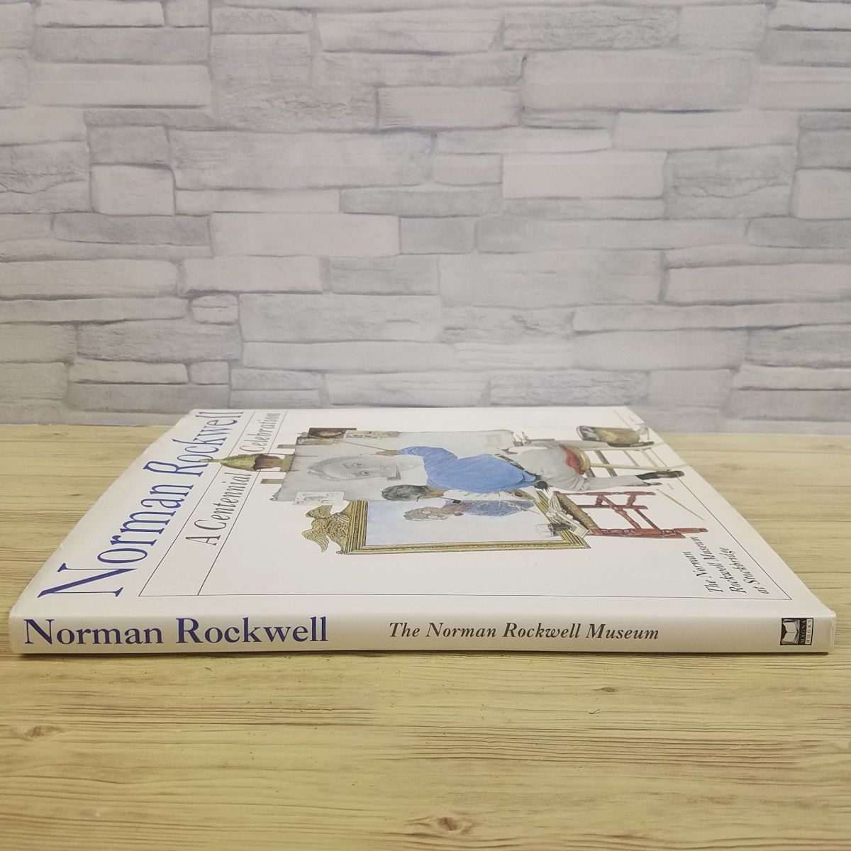 画集[ノーマン・ロックウェル Norman Rockwell : A Centennial Celebration] 生誕100年記念画集 大型本 洋書 英語_画像2
