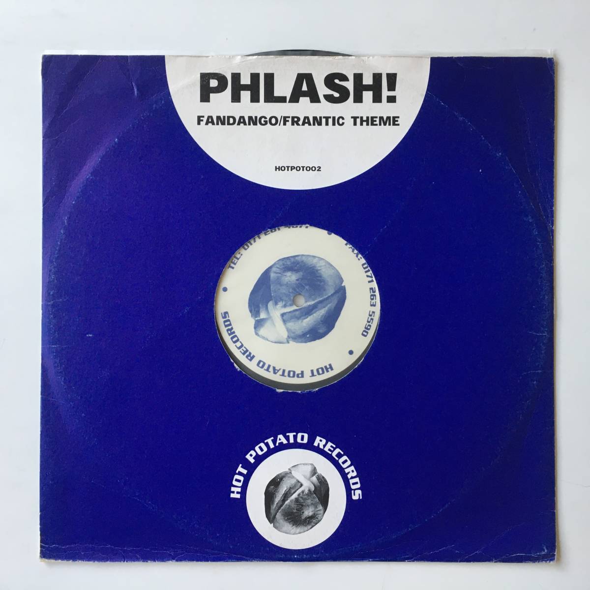 22810●Phlash! - Fandango / Frantic Theme / HOTPOT 002/1999年 UK/Electronic Hard House/12inch LP アナログ盤_画像2
