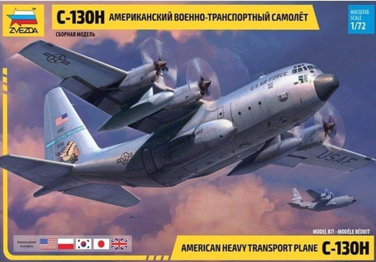 ブルーエンジェルス支援機 ファットアルバート製作用 ズベズダ 1/72 C-130H ハーキュリーズ ＋ カラカルデカール