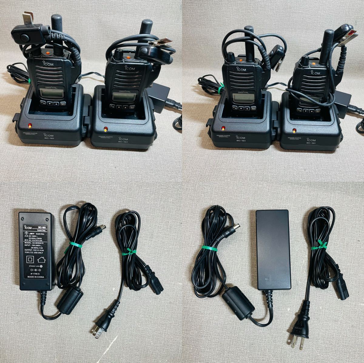 箱251)動作品 アイコム/ICOM☆ デジタル簡易無線機 IC-DU65B 4個 / BC