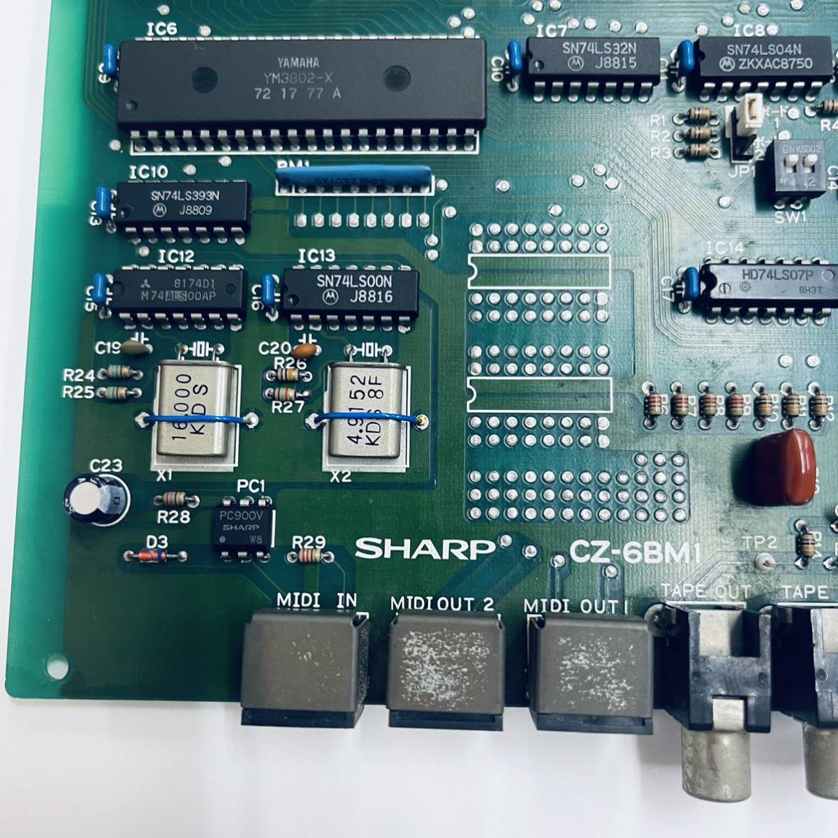90%OFF!】【90%OFF!】SHARP X68000 MIDIボード CZ-6BM1 簡易動作確認