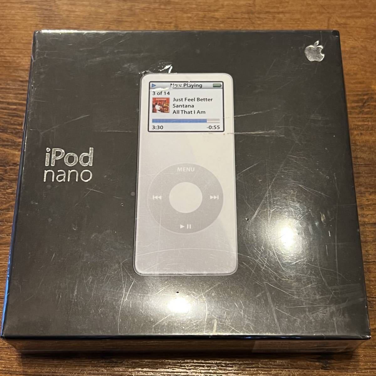 新品未開封Apple Store初代1GB 第1世代iPod nano第一世代White白MA350J/A貴重品A1137レア アップルストア 本体 コレクターズアイテム