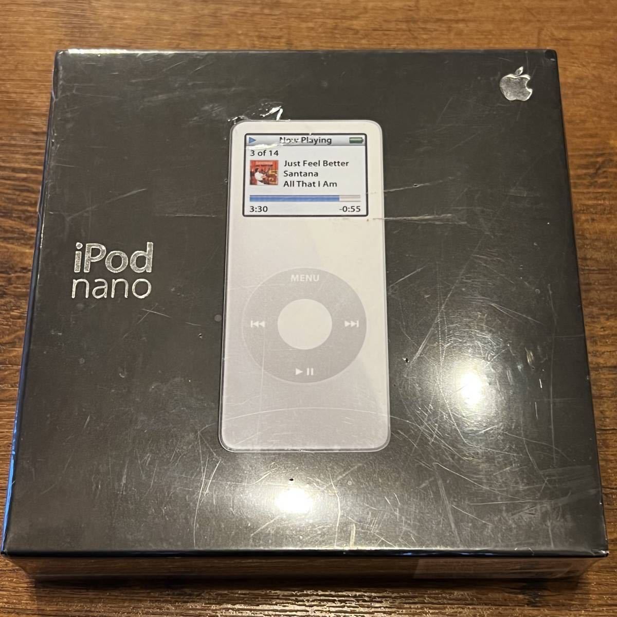 新品未開封Apple Store初代1GB 第1世代iPod nano第一世代White白MA350J/A貴重品A1137レア アップルストア 本体 コレクターズアイテム_画像1