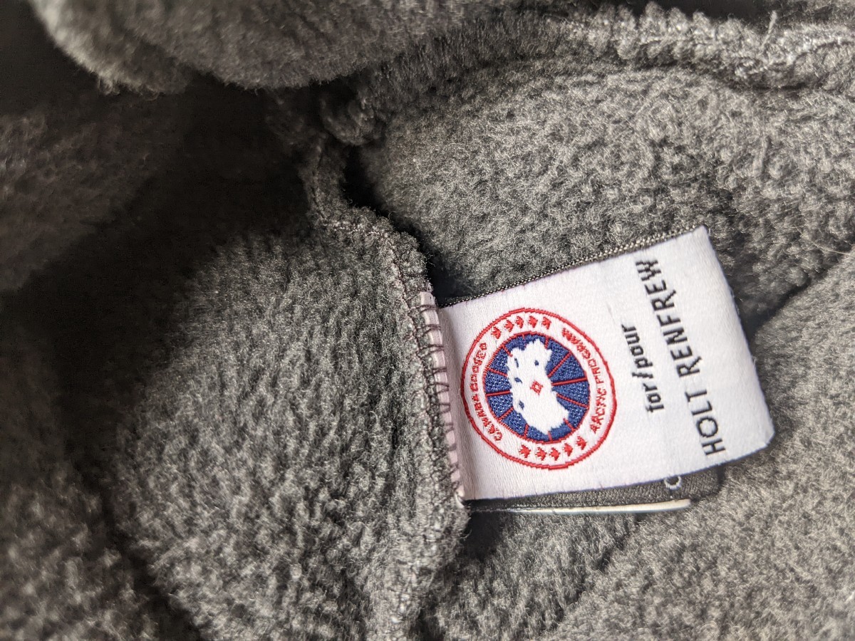 カナダグース　ニット帽　黒色　ブラック　ウール　ニットキャップ　CANADA GOOSE