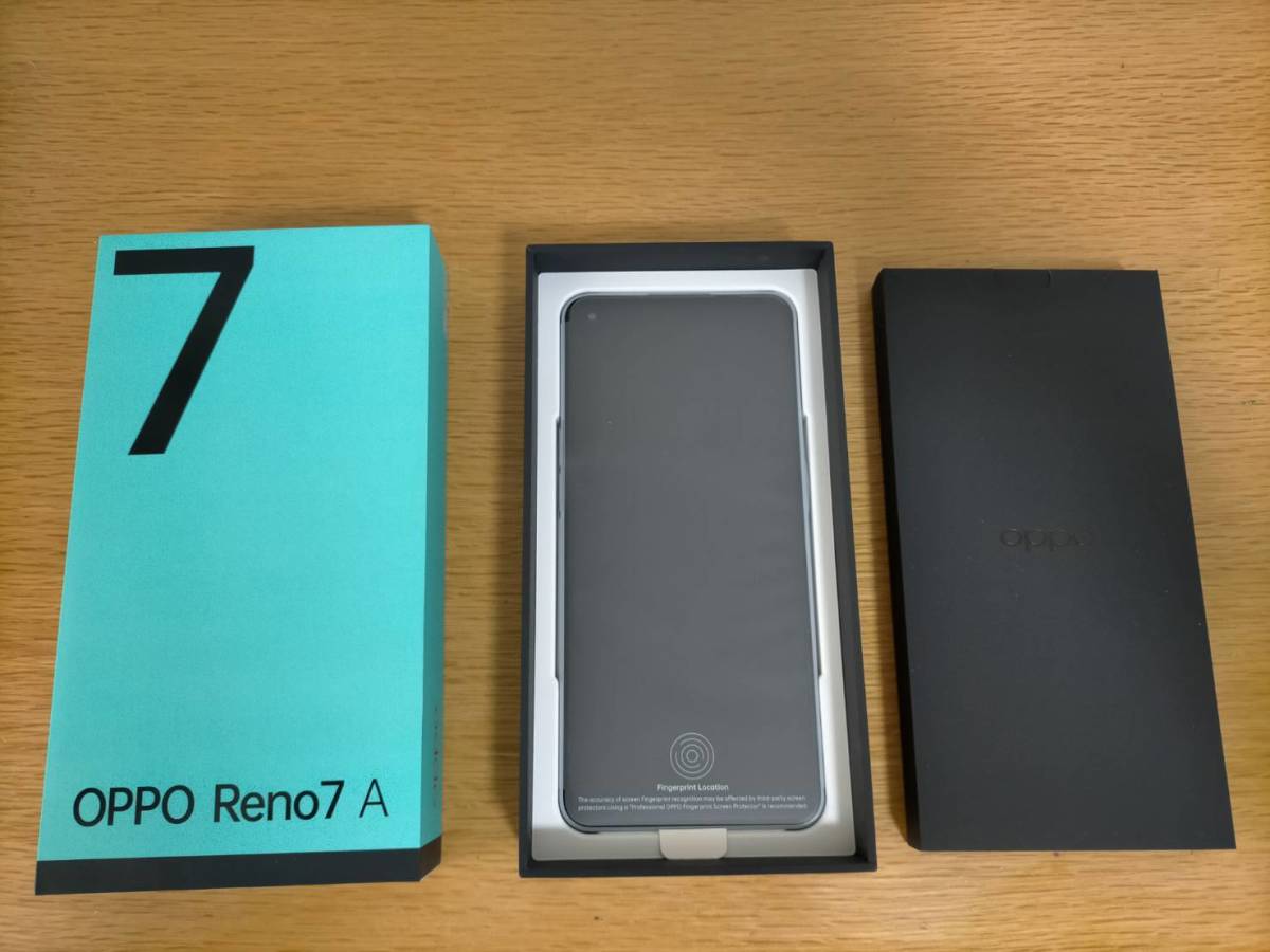 新品・送料無料】UQ mobile OPPO Reno7 A OPG04 ドリームブルー 128GB