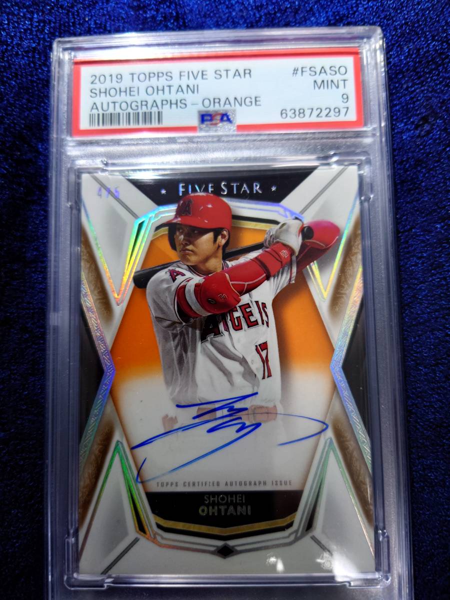2019 TOPPS FIVE STAR 大谷翔平 5枚限定直筆サインカード MINT9