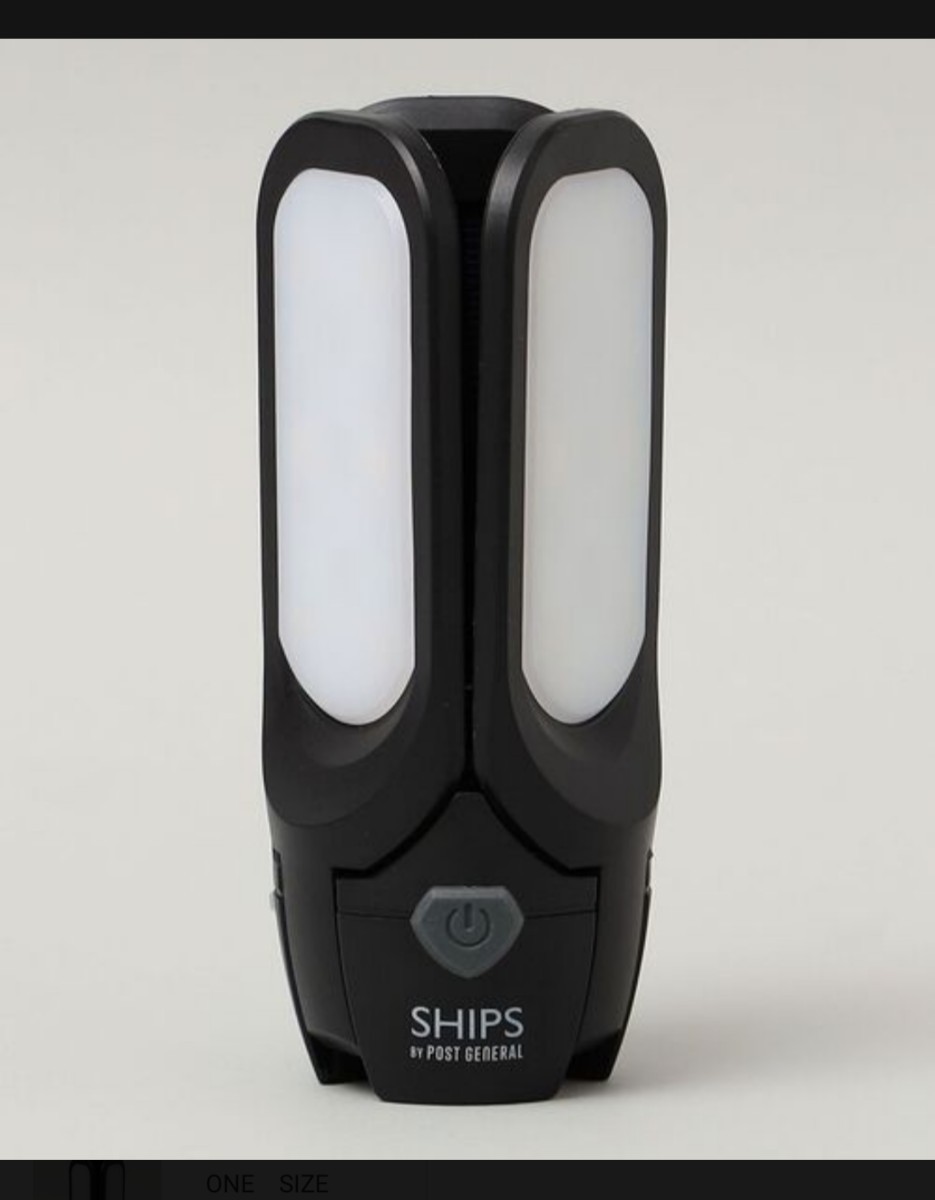 【新品未使用】SHIPS別注 ポストジェネラル TORI PANEL LED LIGHT BLACK ソーラーパネル