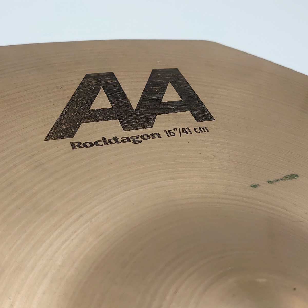 SABIAN AA ROCKTAGON セイビアン ロックタゴン 16インチ シンバル ドラム バンド 楽器 音楽 シリーズ カット ブランド ロゴ レア tp-22x888 2
