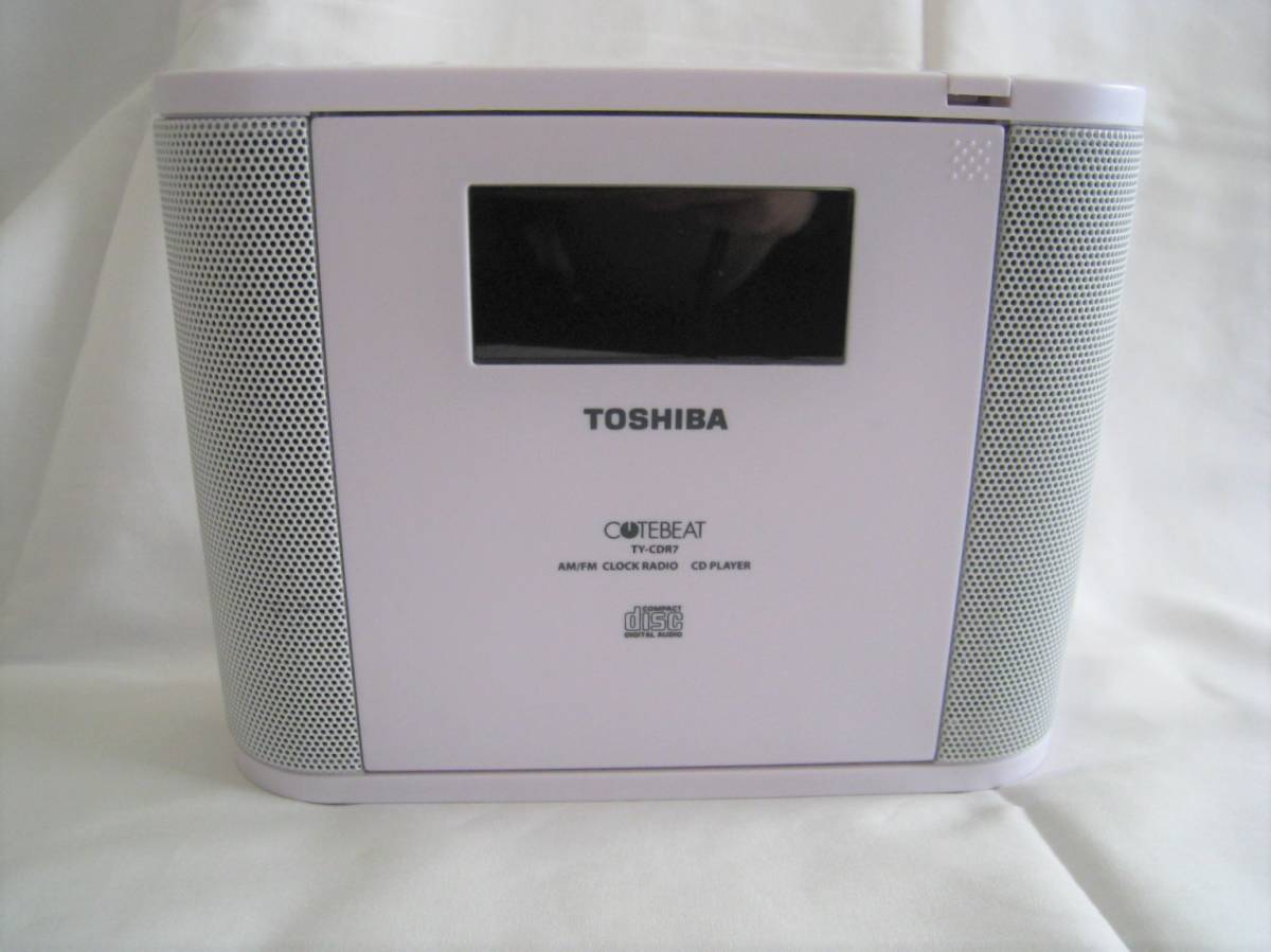 TOSHIBA　東芝　CDラジオ　TY-CDR7　ジャンク品_画像3