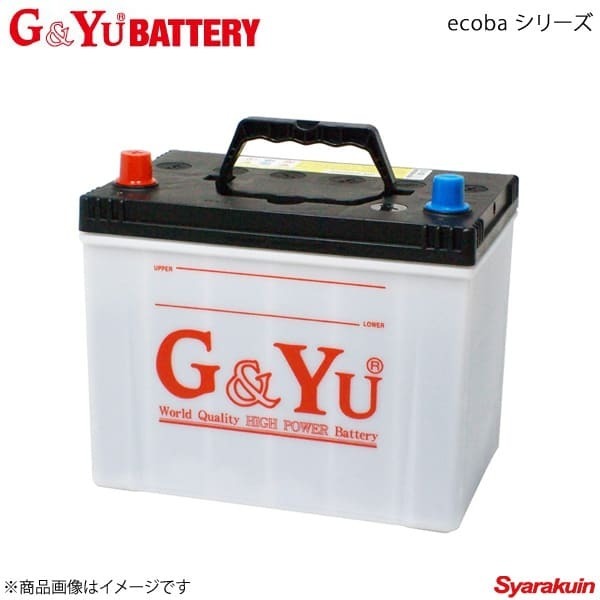 G&Yu BATTERY/G&Yuバッテリー ecoba シリーズ 日本車両製造 発電機 NES25EI3 - 新車搭載:85D26R 品番:ecb-90D26R×1