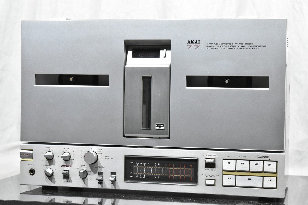 □録再できたけどジャンク即決②!AKAI GX-77 赤井 アカイ オープン