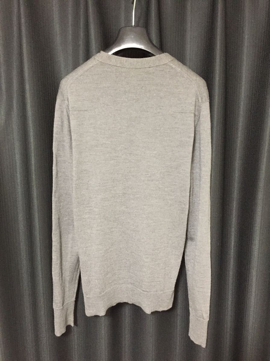 正規 DIOR HOMME 04AW VICTIM期 slash V-neck knit wool 100 正規 DIOR HOMME 04AW VICTIM期 slash V-neck knit wool 100
